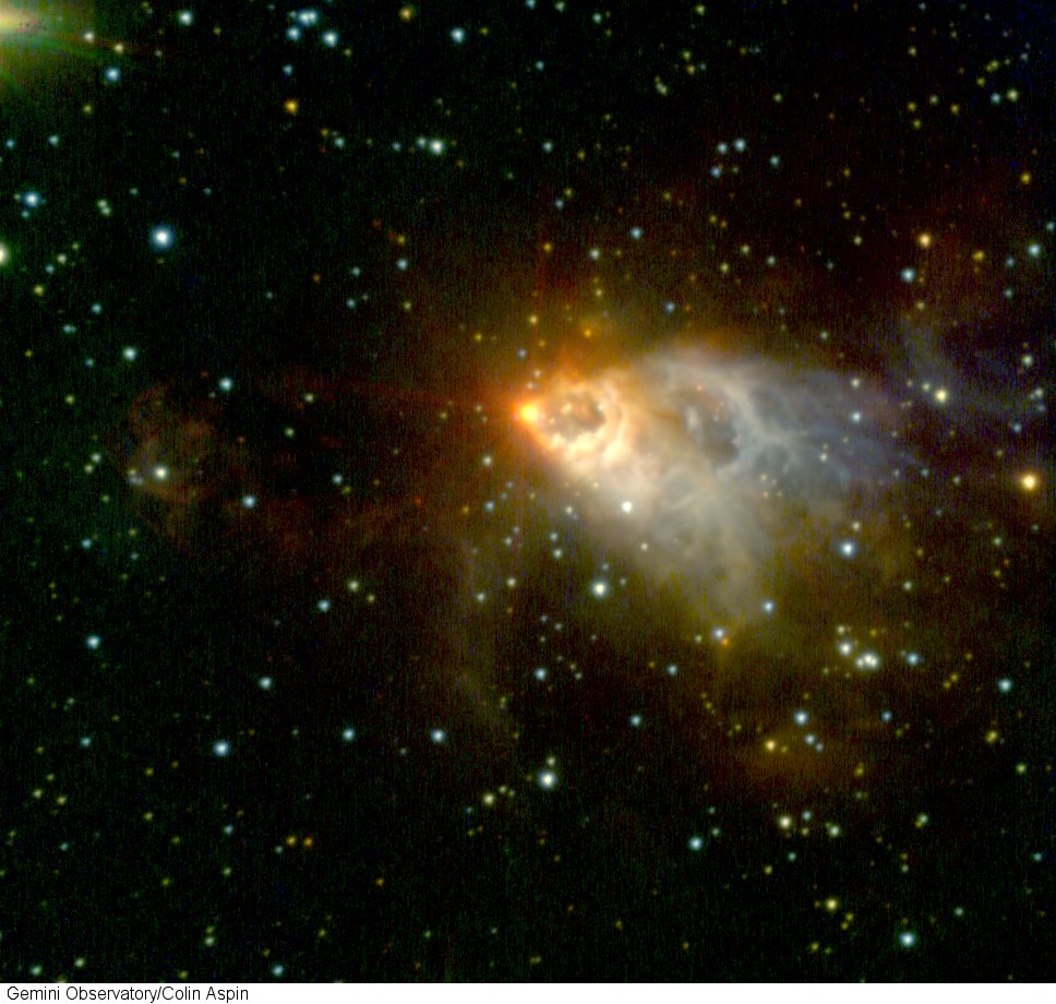 Figure 1. GL2591. Credit:Gemini Observatory/Colin Aspin